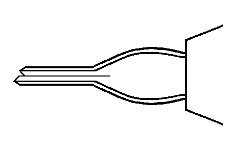 Gouge Tip -- Unequal Length Sides